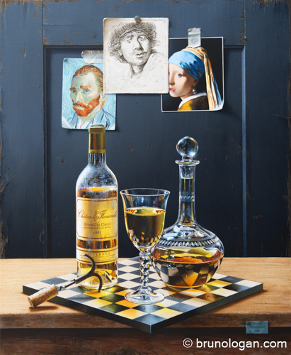 Bruno Logan - Trompe-l'oeil Painting